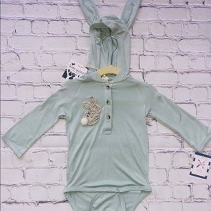 Unisex size 12-18 month hooded onesie custom
